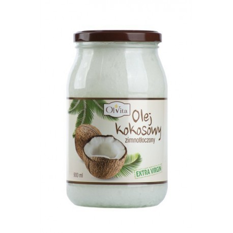 Olej kokosowy zimnotłoczony nierafinowany 900ml