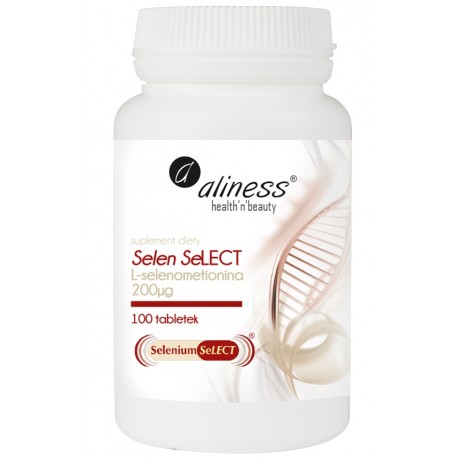 Selen Selenium Select® L-selenometionina 200µg 100 tabletek
