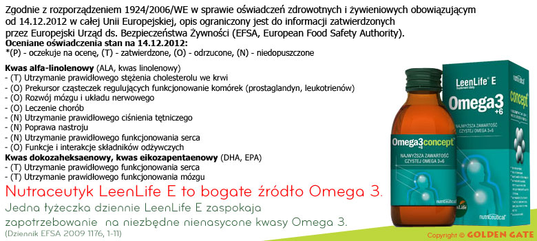 Kwasy omega 3 + 6 LeenLife E